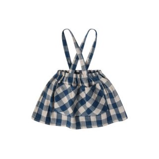 organic zoo / Pottery Blue Gingham Maker Crossback Skirt