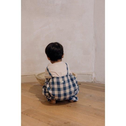organic zoo オーガニックズー / Pottery Blue Gingham Artisan Jumpsuit organic zoo オーガニックズー / Pottery Blue Gingham Artisan Jumpsuit