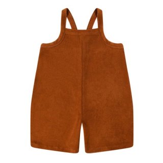 organic zoo / Terracotta Terry Cropped Dungarees