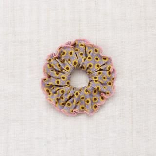 Misha&Puff / Hair Scrunchie - Pewter Flower Dot