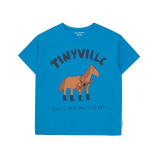 TINYCOTTONS SS24 / FESTIVAL TEE / blue