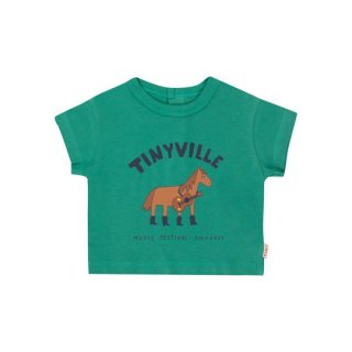 TINYCOTTONS SS24 / FESTIVAL BABY TEE / emerald
