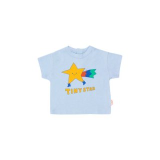 TINYCOTTONS SS24 / TINY STAR BABY TEE / blue-greyc