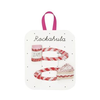 Rockahula Kids / Jam and Cake Gingham Clips / RED