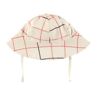 Baby clic / Summer hats / Grid Red