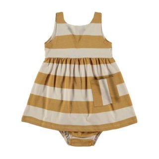 Baby clic / Dresses / Stripes Mustard Yellow
