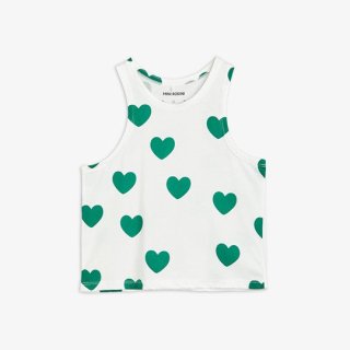 mini rodini / Hearts aop tank / Green 