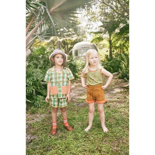 Misha & Puff Scallop Hem Shorts 5y