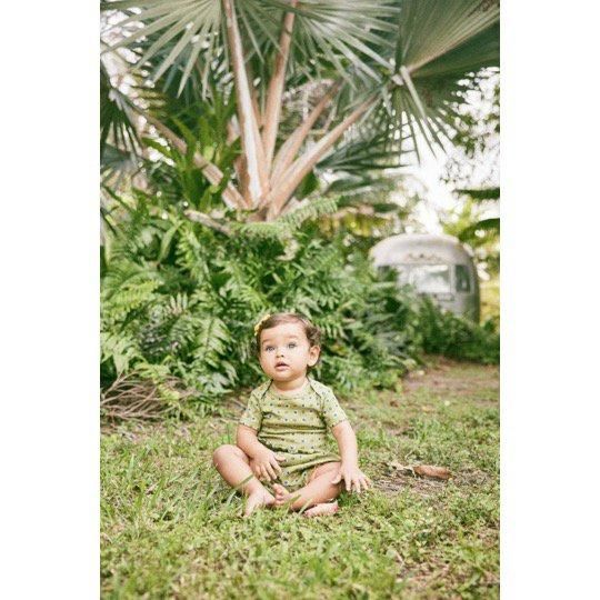 Misha&Puff / Short Sleeve Lap Onesie / Camper Puff Star