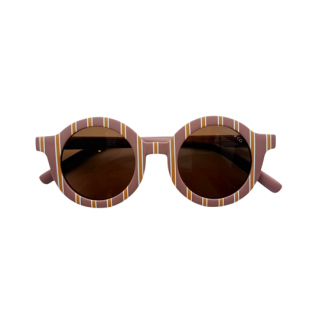 GRECH & Co. / Original Round Sunglasses / Vintage Stripe 131