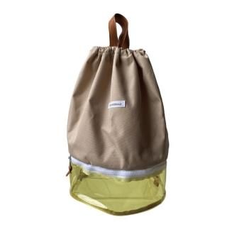 chocolatesoup / PVC TWO LAYER POOL BAG / BEIGE