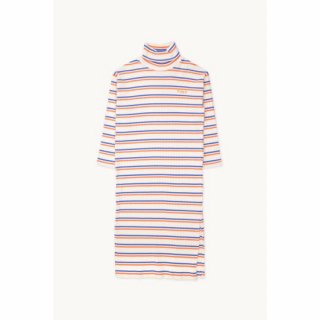 40%OFF!TINYCOTTONS / STRIPES MOCKNECK DRESS / light cream