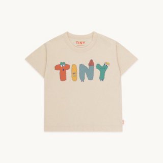 TINYCOTTONS AW24 / TINY PERFORMANCE TEE / vanilla