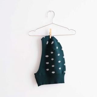 40%OFF!FISH&KIDS / RETRO FLOWERS BALACLAVA / DARK GREEN / Adult