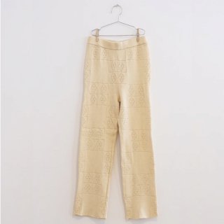 FISH&KIDS / SOFT CROCHET PANTS / BUTTER / Adult