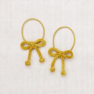 40%OFF!Misha&Puff / Popcorn Bow Elastic Set / Citron