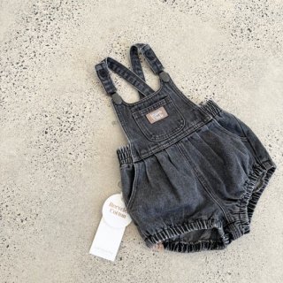 twin collective / BOWIE BUBBLE ROMPER / WASHED BLACK