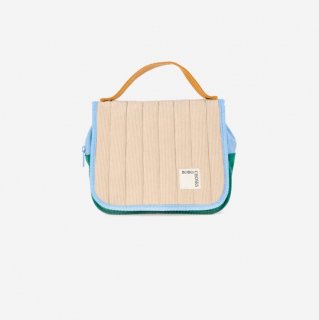 BOBO CHOSES / Soft Color Block padded corduroy diaper bag