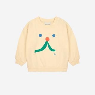 40%OFF!BOBO CHOSES / Baby Funny face sweatshirt