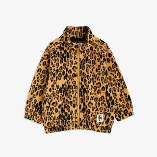 mini rodini / Leopard fleece jacket / Beige