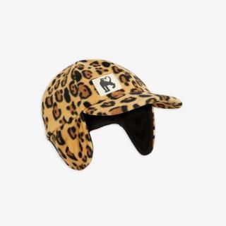 mini rodini / Leopard fleece cap / Beige