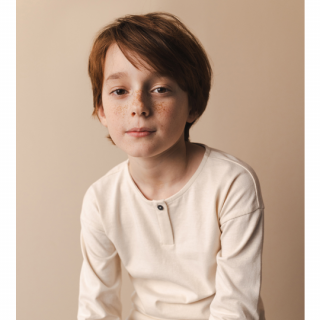 30%OFF!Phil&Phae / Henley top l/s / hot milk