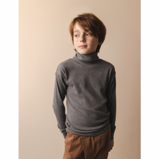 30%OFF!Phil&Phae / Rib turtleneck top l/s / dark grey melange