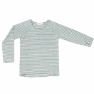 Phil&Phae / Raglan tee l/s stripes / fresh blue