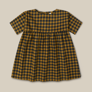 30%OFF!organic zoo / Blueberry Gingham Gather Dress