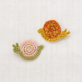 40%OFF!Misha&Puff / Snail Clip Set / Faded Rose