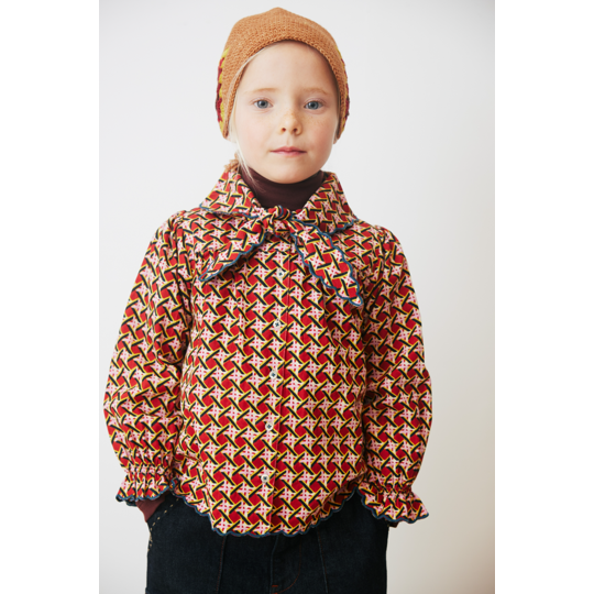 Misha&Puff ミーシャアンドパフ / Miki Top / Berry Lattice Misha&Puff ミーシャアンドパフ / Miki Top / Berry Lattice