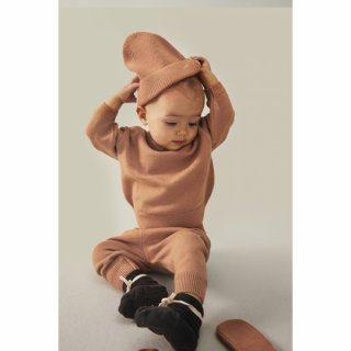 GRAY LABEL / Baby Knitted Beanie / Biscuit