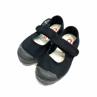 CIENTA / velcro one strap shoes / Negro 