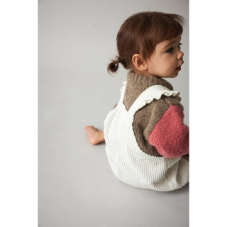 40%OFF!cozmo / Organic corduroy baby overalls / Ivory