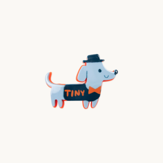 40%OFF!TINYCOTTONS / Dog big clip