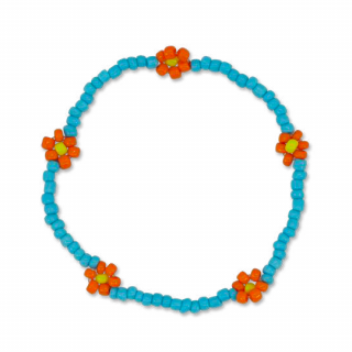 Milk  Soda / DAISY BRACELET / Blue