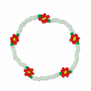 Milk  Soda / DAISY BRACELET / White