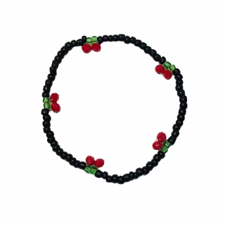 Milk  Soda / CHERRY BRACELET / Black