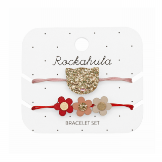 Rockahula Kids / Clara Cat Bracelet Set-PINK