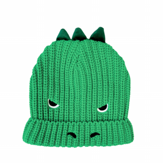 ں١Rockahula Kids / T-Rex Knitted Hat 3-6 Years / GREEN