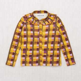 30%OFF!Misha&Puff / Rowan Top / Plum watercolor plaid