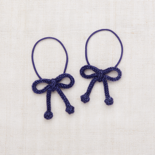 30%OFF!Misha&Puff / Popcorn Bow Elastic Set / Violet