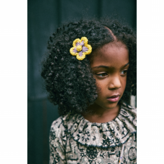 30%OFF!Misha&Puff / Medium Flower Clip Set / Periwinkle
