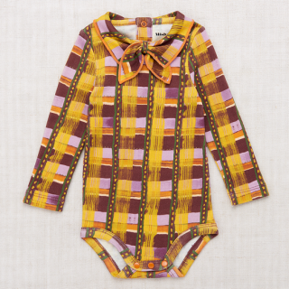 30%OFF!Misha&Puff / Junior Scout Onesie / Plum watercolor plaid
