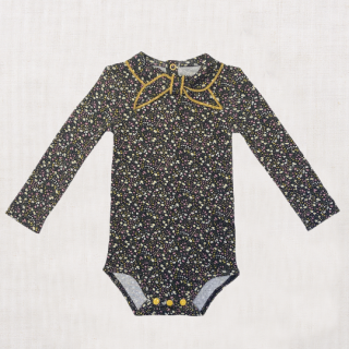 30%OFF!Misha&Puff  / Scout Onesie / Carbon / Periwinkle  mini floral