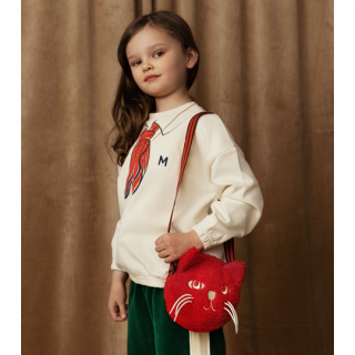 mini rodini / SScarf sp sweatshirt / Offwhite