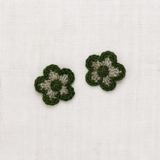 30%OFF!Misha&Puff / Medium Flower Clip Set / Seal Gray