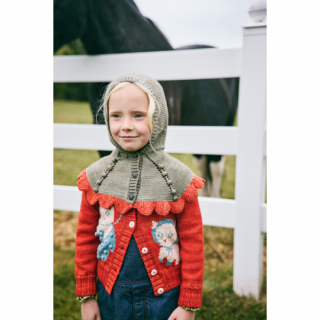 30%OFF!Misha&Puff / Scallop Capelet / Seal Gray