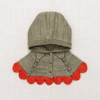 40%OFF!Misha&Puff / Scallop Capelet / Seal Gray