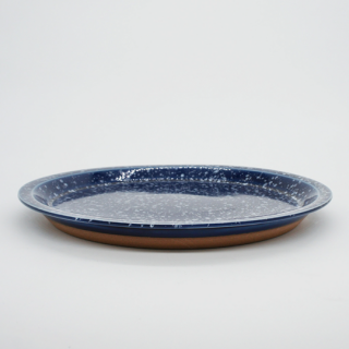 CHIPS / PLATE L / splash navy-white